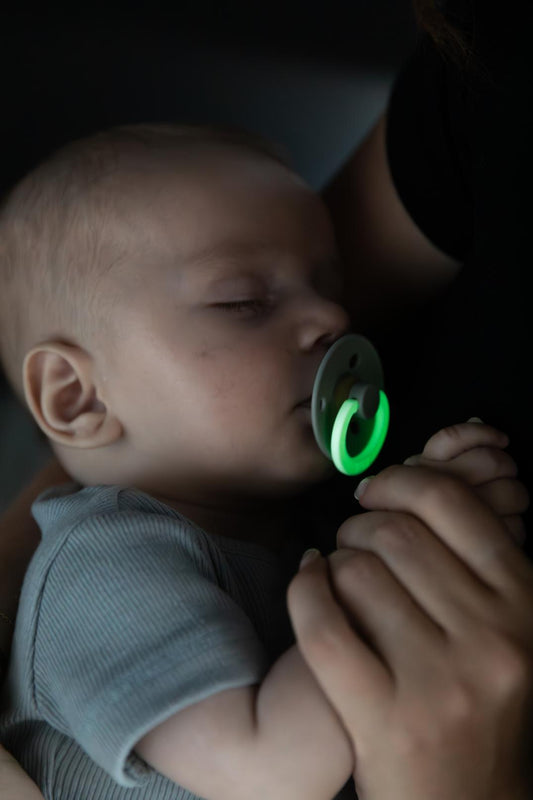 BIBS nattnapp Infinity GLOW - Sage/Cloud