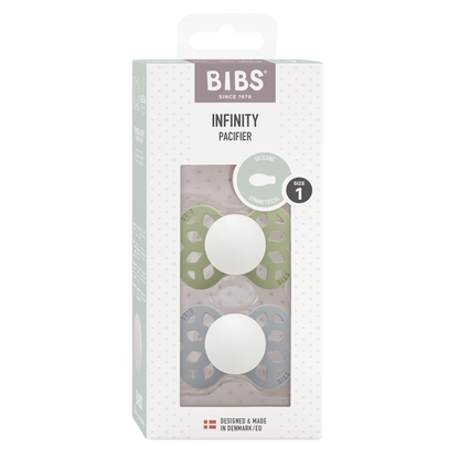 BIBS Glow in the Dark napp i originalförpackning