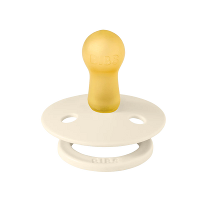 BIBS napp Jasmine Field Ivory i naturgummi för nyfödda och spädbarn